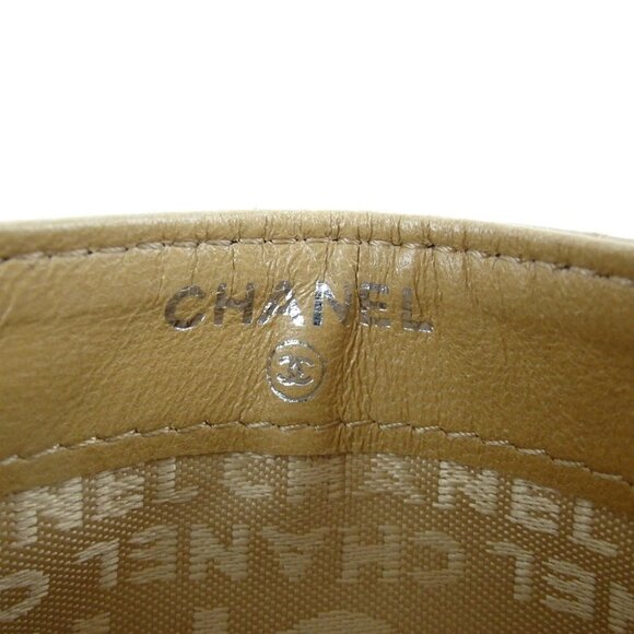 Authentic CHANEL Icon line Card Case leather [Used] - Picture 13 of 14